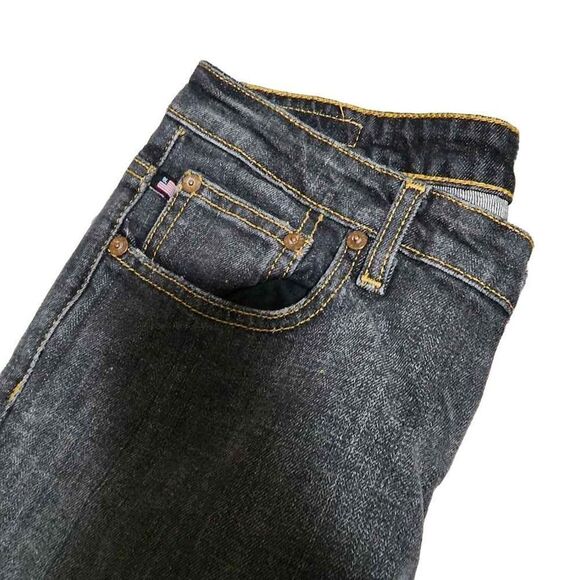 Polo Ralph Lauren Size 6 Gray Stretch Kelly Low Rise Straight Leg Jean - Picture 7 of 16